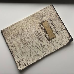 Map print notebook